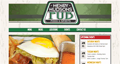 Desktop Screenshot of henryhudsonspub.com